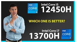 INTEL Core i5 12450H vs INTEL Core i7 13700H Technical Comparison