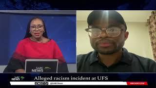 Racism at UFS | This incident is very disturbing - SRC President