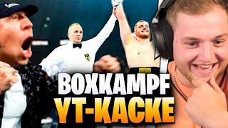 REAKTION auf "XXL YOUTUBE KACKE ZUM BOXEVENT" - Hungriger HUGO! | Trymacs Stream Highlights