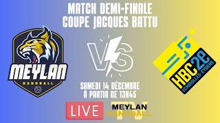 DEMI-FINALE COUPE JACQUES BATTU 13F: MEYLAN HB / ENTENTE HBC2E URIAGE GSMH