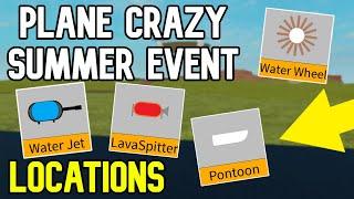 ROBLOX | Plane Crazy SUMMER EVENT ALL ITEMS!