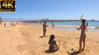 TENERIFE 4K | BEACH WALK - Playa las Teresitas ️ [Spain - Beautiful Beach]  Sep 2021 | 27ºC