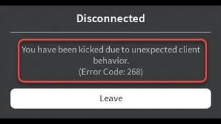 Как исправить ошибку 268 роблокс . Исправление ошибки 268  в роблокс