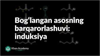 Bog‘langan asosning barqarorlashuvi: induksiya | Organik kimyo