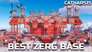 CATHARSIS - ABSOLUTE BEST ZERG BASE with 4 LAYERS OF PROTECTION in RUST