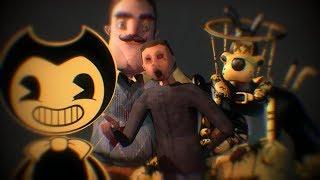 [SFM NEIGHBOR] Neighbor Bendy Baldi Animation Compilation