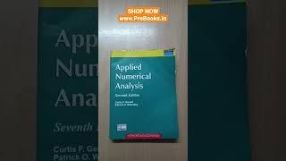 Applied Numerical Analysis by Curtis F Gerald | SHOP NOW: www.PreBooks.in | #shorts #viral #prebooks