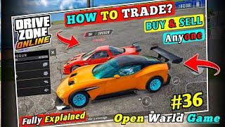 How to Trade Anyone Drive Zone Online|Drive Zone Online Mobile gameplay|Drive Zone Online #drivezone