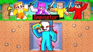 HUNTERS vs IMPOSTOR Speedrunner In Minecraft!