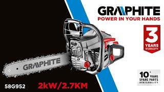 GRAPHITE 58G952 Spalinowa pilarka łańcuchowa