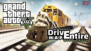  GTA 5 - Round Entire Map with Train | Bit2Bit Gaming