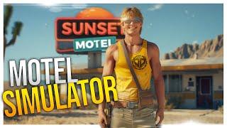 BIG FAN of this Motel Simulator in the Desert // Sunset Motel DEMO