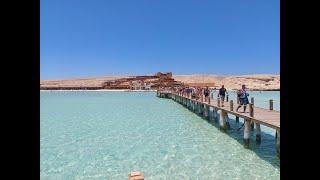 Orange Bay Island Beach in Hurghada Egypt, the most beautiful Giftun Island