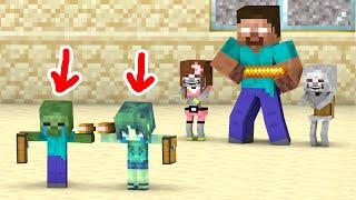 Why Did The Herobrine Punish 2 Baby Zombie? - Minecraft Animation