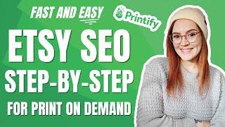 How to do Etsy SEO for Print on Demand  Tags and Titles Tutorial for your Printify Shop