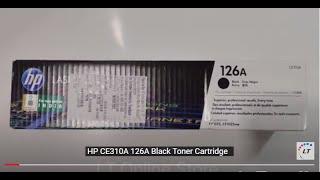 HP CE310A 126A Black Toner Cartridge     #hp   #toner