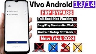 All Vivo ANDROID 13-14  FRP Bypass 2024 Without PC Settings Not Open (Reset Not Work) New Trick 2025