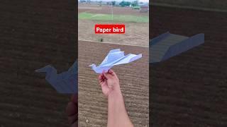 fly a realistic paper Bird plane/ paper rocket/ airplane flying shorts   #trending #shorts #viral