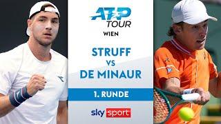 Struff  vs. De Minaur  - Runde 1 | Erste Bank Open Wien 2024 | Highlights - Sky Sport Tennis