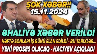 TƏCİLİ! Əsas xəbərlər 15.11.2024 (Xəbər Bələdcisi) xeberler, xəbərlər, son xeberler