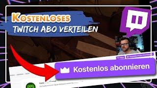 Kostenloses Twitch Prime Abo vergeben - Mit PC und Smartphone