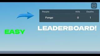 How to make a leaderboard in roblox studio! 2023/2024