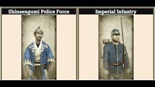 Total War: SHOGUN 2: Fall of the Samurai 1vs1: Shinsengumi Police Force vs Imperial Infantry