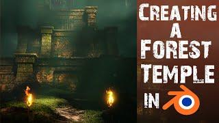 Creating a Forest Temple in Blender with Mask Tools 1.9