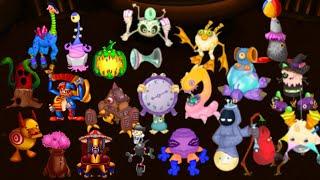 ALL Monsters Fanmade Ewubbz vs Plushyplushmsm Fanmade | My Singing Monsters