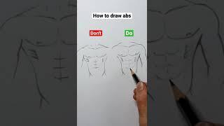 Abs sketch tutorial #shorts #art