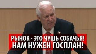 Сенатор заявил о необходимости Госплана. "Рынок - это чушь собачья!"