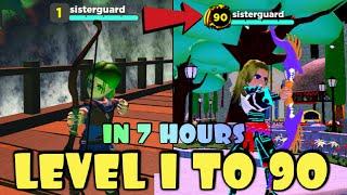 Getting from level 1-90 in 7 hours in World Zero