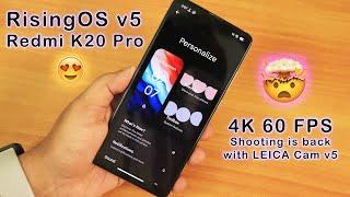 RisingOS v5 On Redmi K20 Pro || All Hail Customizations!