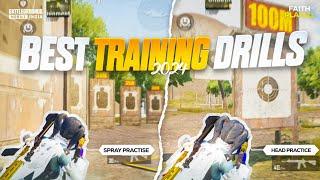  Best Training Drills In 2024 BGMI/PUBG MOBILE | wait for @FaithPlayzZzYT