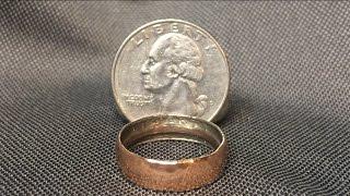 How to make a Ring from a Coin