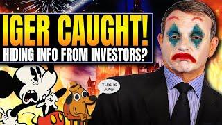 Bob Iger CAUGHT by Hot Mic: Disney CEO Worries He Revealed TOO MUCH to Investors!