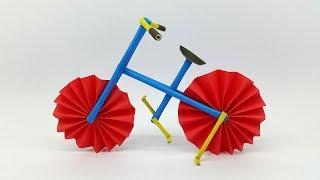 How to make a Bicycle using colors paper | DIY Paper Cycle and Paper Bike