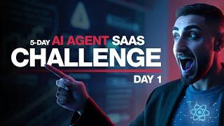  Day 1 of the 5-Day AI Agent SaaS Challenge (Intro & Prizes, Clerk/Schematic Setup & Portfolio!)