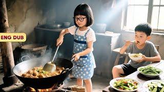 The little girl has top-notch cooking skills and even cured the little boy's appetite!