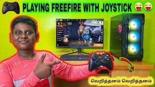 Playing Free Fire with Joystick in Pc || Garena Free Fire || Galatta Gamer