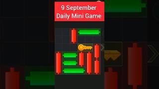 9 September Daily Mini game  And Cipher code | today's Daily Cipher Code | Hamster kombat mini game