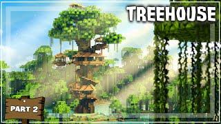 Minecraft: How to Build a Treehouse - (Tutorial #2)