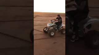 Motorcycle madness! Sam crashed the quad!