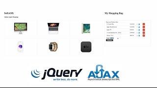 Ajax Drag And Drop Online Shopping Cart Using jQuery & PHP | Part - 1