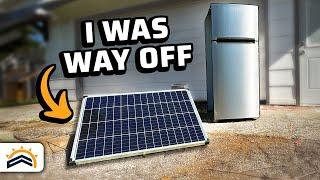 How Many Solar Panels To Power A Fridge