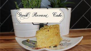 Greek Revani, semolina syrup cake you must try!