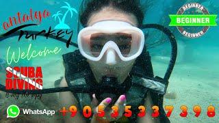 Welcome to the Best Diving Center for the Best Scuba Diving Places in Antalya | Kids Girl Diver