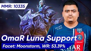 OMAR LUNA MOONSTORM SUPPORT 7.37c | Dota 2 Pro Gameplay