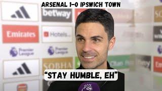 Mikel Arteta BLASTS Erling Haaland - Post Match Interview - Arsenal 1-0 Ipswich Town