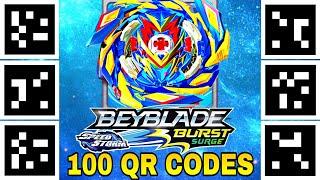 Все 100 beyblade burst Qr-коды -- BEYBLADE BURST SURGE APP QR-CODES 1 часть